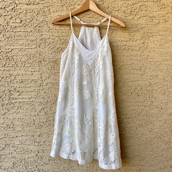 Language, Anthro | Dress w/Lace & Embroidery - Picture 4 of 7